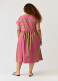 Nancybird</p>Woven Tathra Dress</p>(Bottle Brush Stripe)