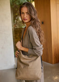 Naturals by O&J</p>Linen Tote Bag</p>(Beige)