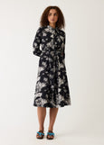 Nancybird</p>Mera Shirt Dress</p>(Hydrangea Greyscale)