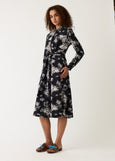 Nancybird</p>Mera Shirt Dress</p>(Hydrangea Greyscale)