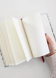 Bespoke Letterpress</p>Linen Bound Journal</p>(Waratah In Blue)