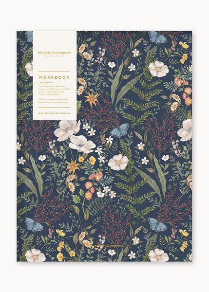 Bespoke Letterpress</p>Workbook</p>(Dusk In Bloom)