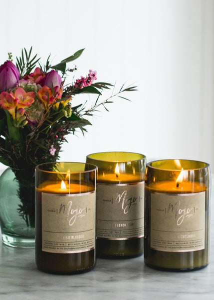 Mojo Candle Co</p>Original Wine Candles</p>(Eco luxe scent collection)
