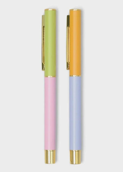 Designworks Ink</p>Color Block Pens Boxed Set of 2</p>(Lilac & Cornflower)