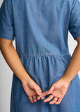 Knewe</p>Olympus Dress</p>(Washed Blue)