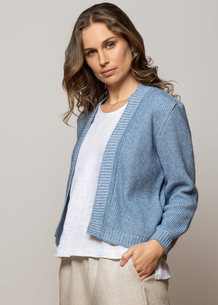 Noble Wilde</p>Serene Cardigan</p>(Skyway/White)