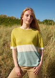 Mansted</p>Oona Knit Top</p>(Light Olive)