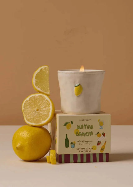 Paddywax</p>Bistro 8oz Ceramic Candle</p>(Meyer Lemon)