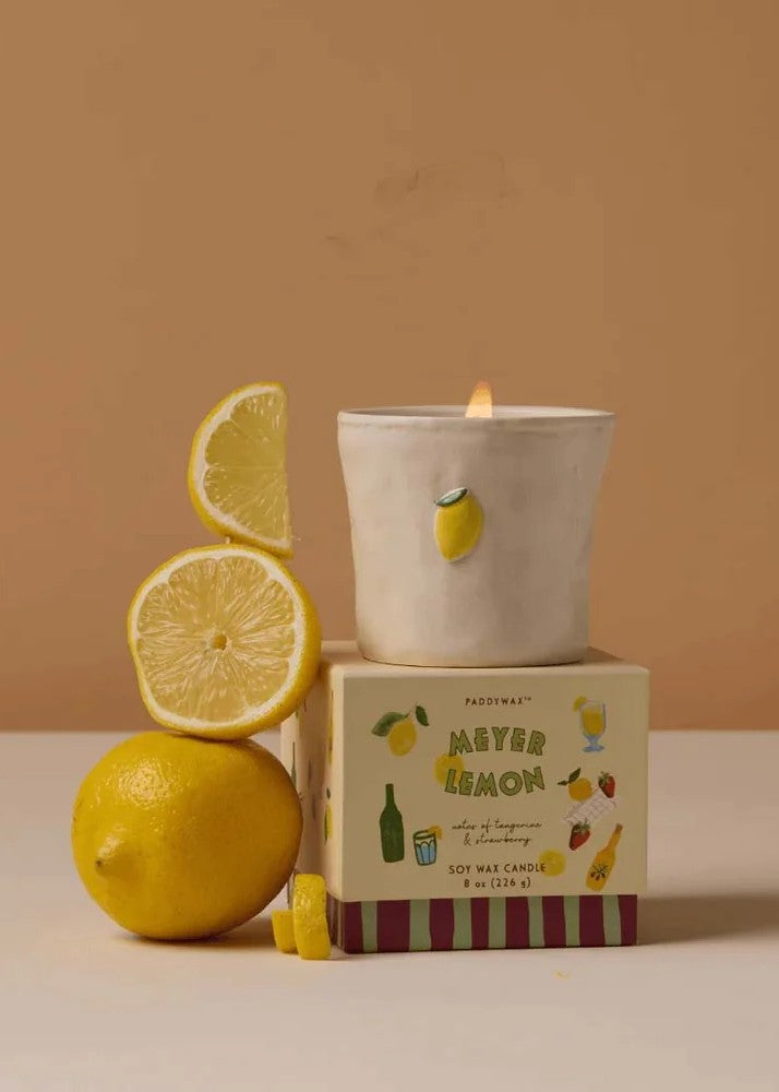 Paddywax</p>Bistro 8oz Ceramic Candle</p>(Meyer Lemon)