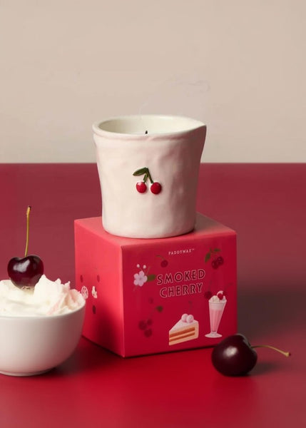 Paddywax</p>Bistro 8oz Ceramic Candle</p>(Smoked Cherry)