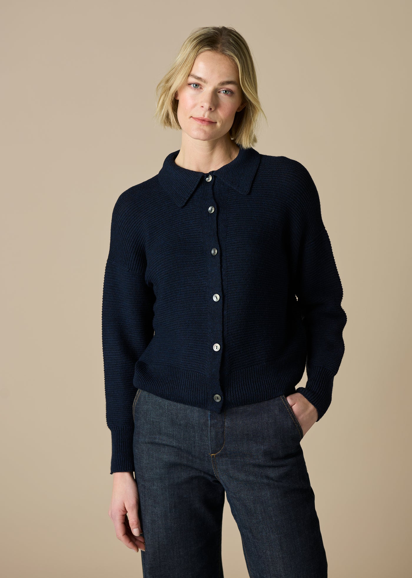 Uimi</p>Pearl Cardigan</p>(Midnight)