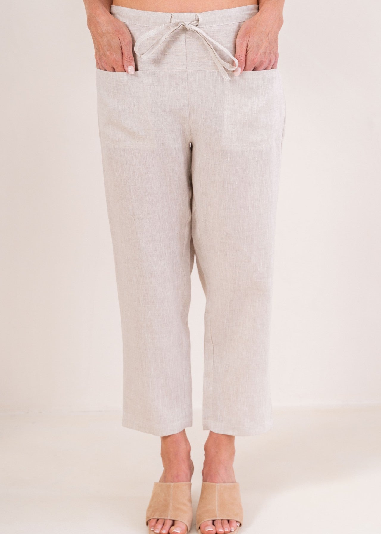 See Saw</p>7/8 Drawstring Pant</p>(Natural)