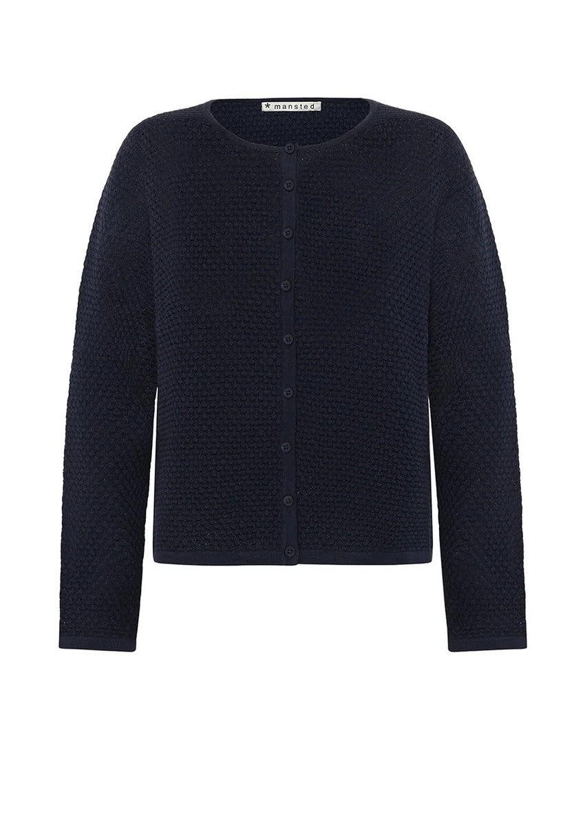 Mansted</p>Weiss Cardigan</p>(Navy)