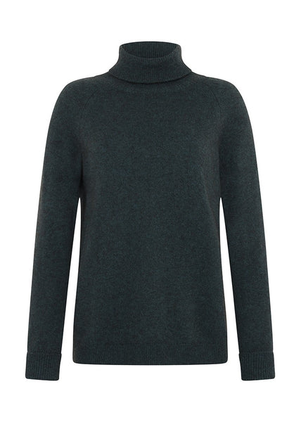 Mansted</p>Zoraya Rollneck Pullover</p>(Cold Green)