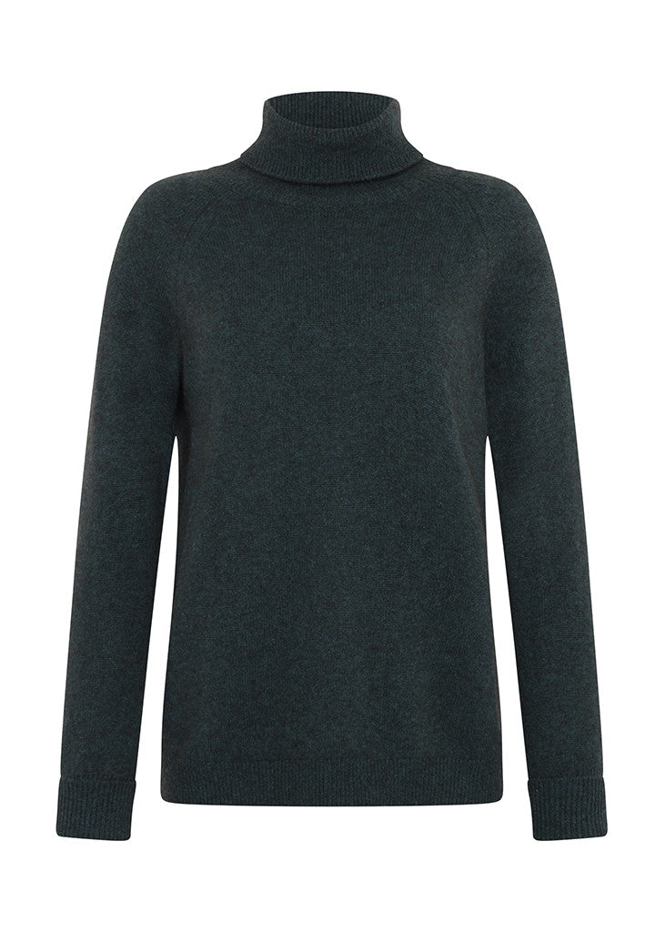 Mansted</p>Zoraya Rollneck Pullover</p>(Cold Green)
