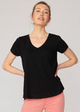 SALE  |  Lulu Organic</p>Melrose V neck Tee</p>(available in more colours)