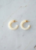 SOPHIE</p>Baby Bold Hoops</p>(Pearly)
